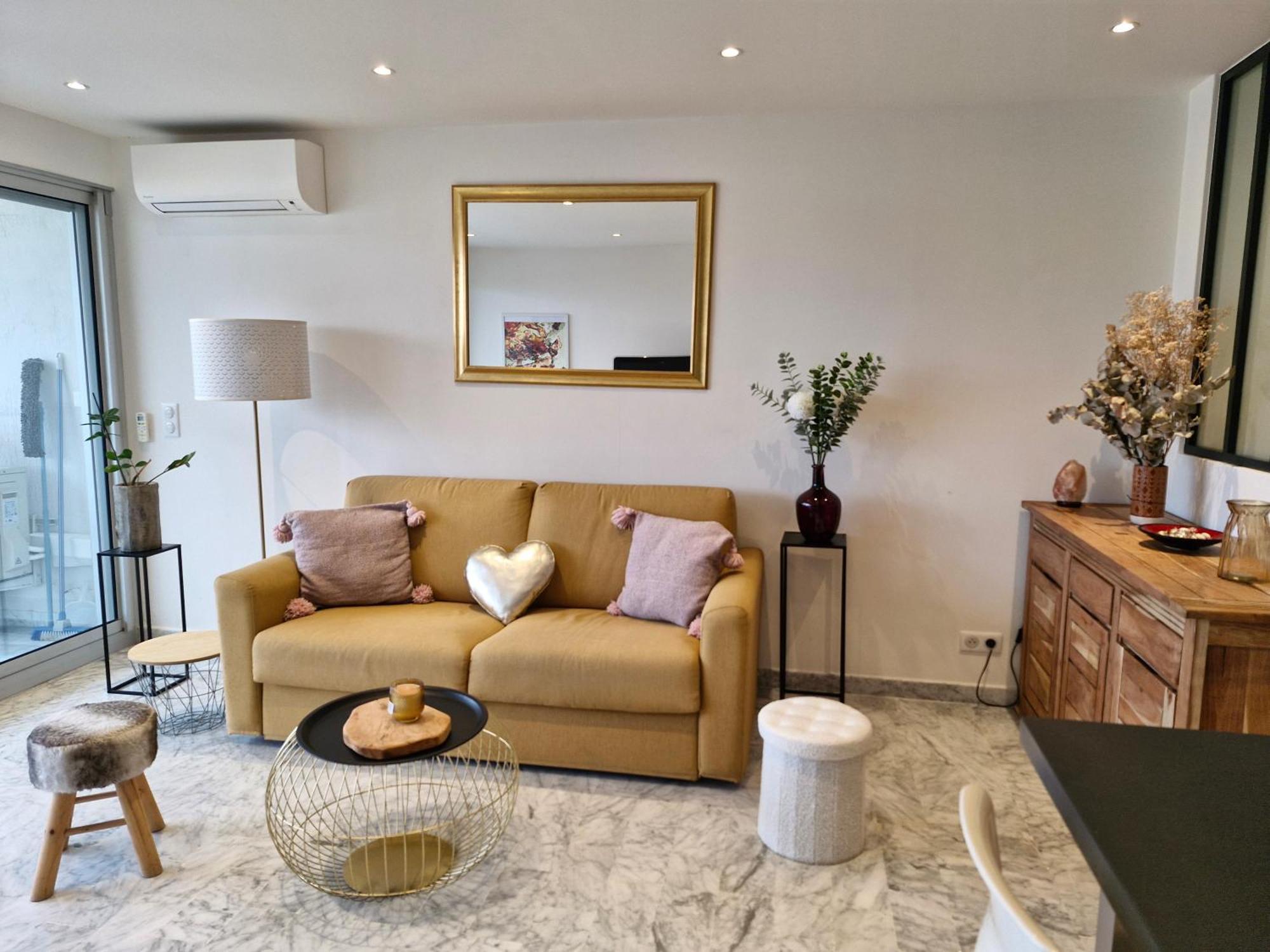 Sunny And Cosy Sea View Studio Αντίμπ Εξωτερικό φωτογραφία