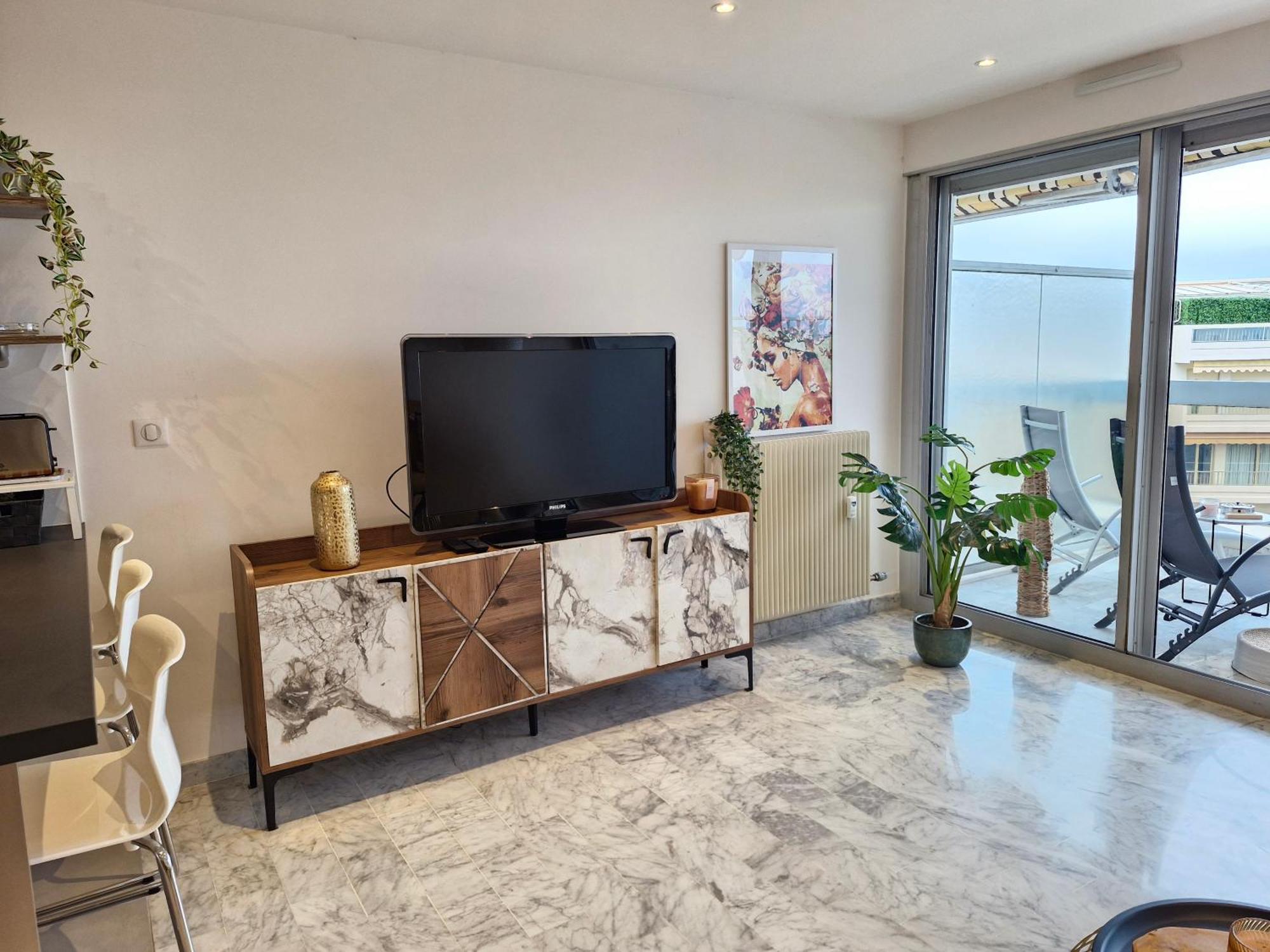 Sunny And Cosy Sea View Studio Αντίμπ Εξωτερικό φωτογραφία